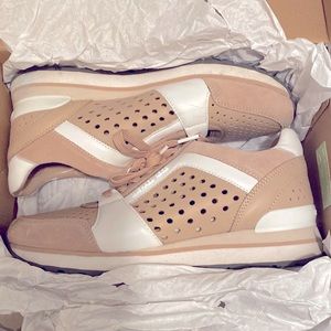 Michael Kors Womens Leather Sneakers